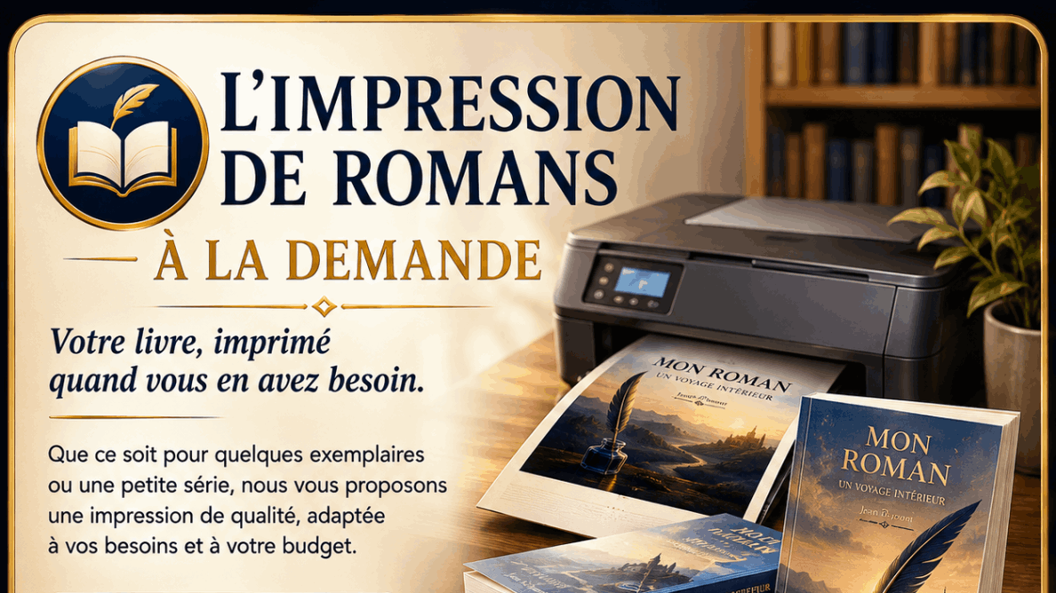 Impression de roman à la demande